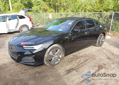 2022 Acura Tlx A-Spec Package z USA, uszkodzony, nr VIN 19UUB5F55NA002339